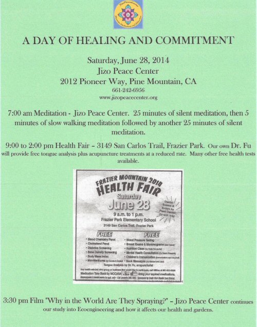 A Day of Healing and Commitment
