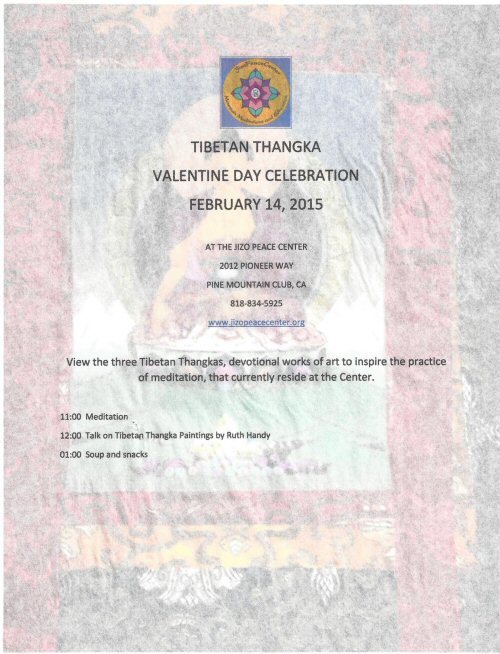 Tibetan Thangka Valentine Day Celebration
